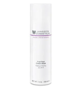 Очищающая крем-маска с AHA-кислотами Fruit Peel Cream Mask Janssen Cosmetics 200 мл