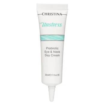 Дневной крем-пробиотик для кожи век и шеи с СПФ-8 Unstress Probiotic Day Cream For Eye And Neck SPF-8 Christina 30 мл