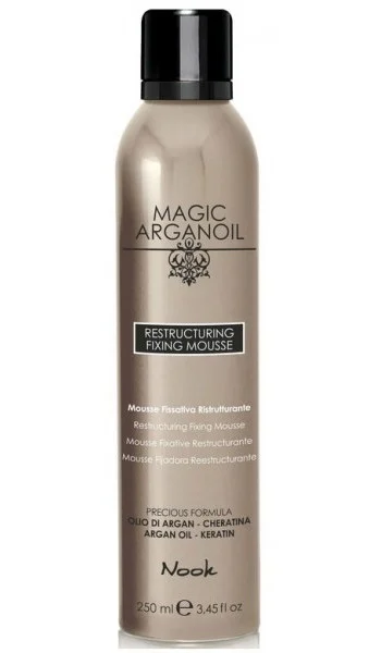 Восстанавливающий мусс для укладки волос средней фиксации Магия Арганы