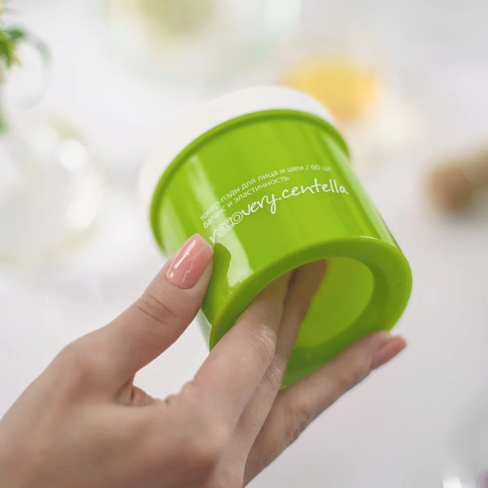 Тонер-пэды для лица и шеи баланс и эластичность Recovery.Centella