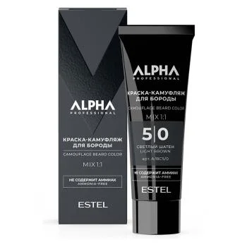 Краска-камуфляж для бороды Alpha Estel