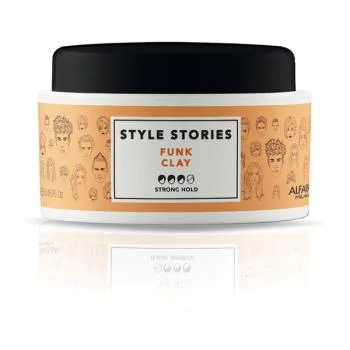 Глиняная паста сильной фиксации для эффекта матовых волос Style Stories Funk Clay Alfaparf Milano 100 мл