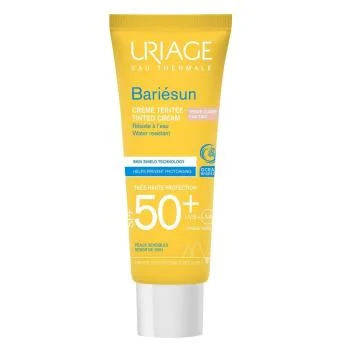 Тональный крем светлый spf 50+ Bariesun Uriage 50 мл