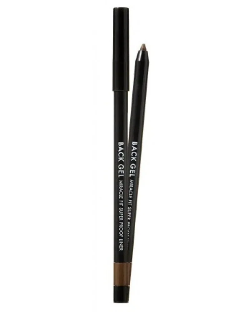 Суперстойкая подводка для глаз Back Gel Miracle Fit Super Proof Liner  (TM00000460, 01, черный, 0,5 г)