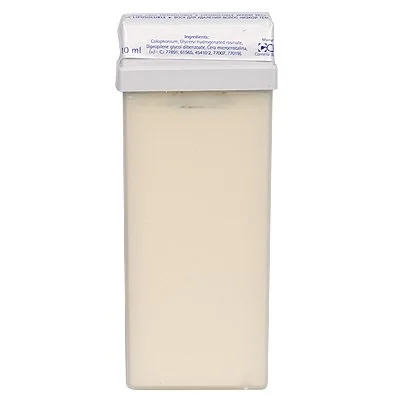 Кассета с воском для тела - Белый - с маслом карите - для очень чувствительной кожи и жестких коротких волос