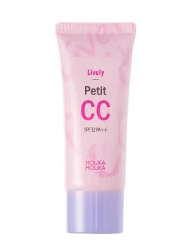 СС-крем для лица с холодным подтоном Lively Petit CC SPF 32 PA++ Holika Holika