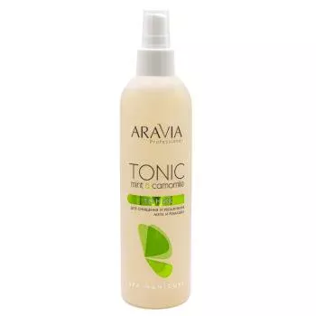 Тоник для очищения и увлажнения кожи с мятой и ромашкой Aravia
