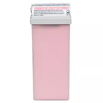 Кассета с воском для тела - Розовый - с розовым маслом - для чувствительной кожи и жестких коротких волос Beauty Image