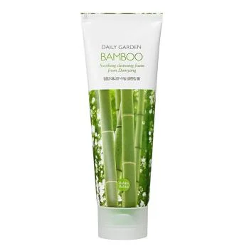 Очищающая пенка с бамбуком Daily Garden Bamboo Soothing cleansing foam from Damyang Holika Holika 120 мл Очищающая пенка с бамбуком Daily Garden Bamboo Soothing cleansing foam from Damyang Holika Holika 120 мл