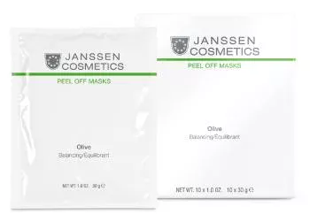 Альгинатная anti-age ультраувлажняющая маска с маслом оливы и экстрактом оливковых листьев Olive-Hydration Janssen Cosmetics