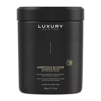 Ультраосветляющая голубая пудра без пыли Luxury Ambitious Blonde Green Light 500 г