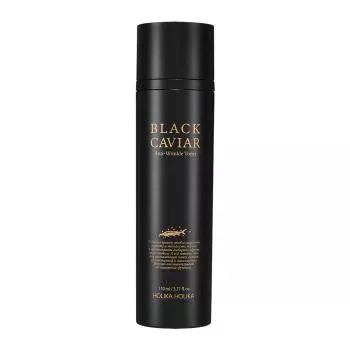 Повышающий упругость кожи тонер для лица с черной икрой Black Caviar Anti-Wrinkle Toner Holika Holika 110 мл