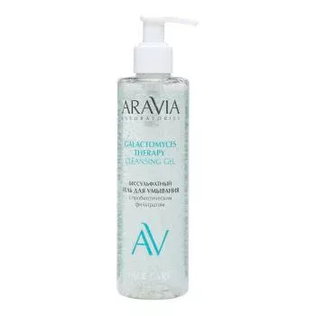 Бессульфатный гель для умывания Galactomyces Therapy Aravia 250 мл