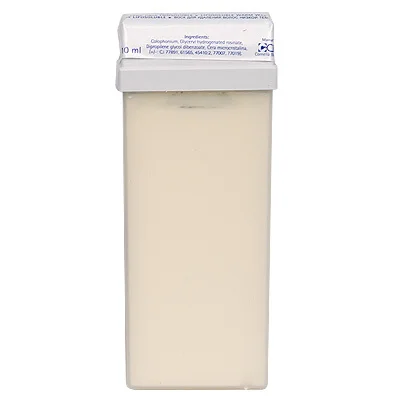 Кассета с воском для тела - Белый - с маслом карите - для очень чувствительной кожи и жестких коротких волос