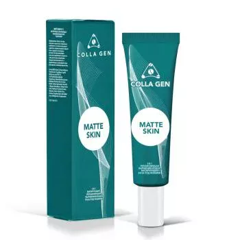 Матирующая, увлажняющая, выравнивающая база 3 в 1 под макияж Первый Живой Коллаген Colla Gen 30 мл