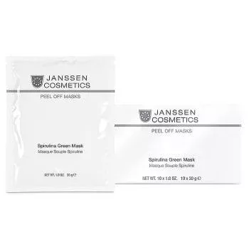 Зеленая моделирующая маска со спирулиной Spirulina Green Mask Janssen Cosmetics