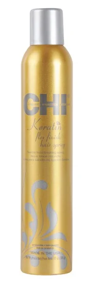 Лак для волос средней фиксации с кератином Keratin