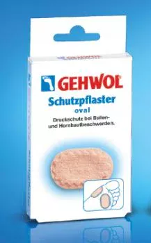 Овальный защитный пластырь Schutzpflaster Oval Gehwol