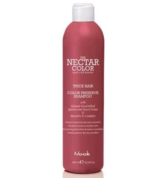 Шампунь для ухода за окрашенными плотными волосами Color Preserve Shampoo Thick Hair to preserve cosmetic color Nook 300 мл