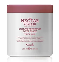 Маска для ухода за плотными и жёсткими окрашенными волосами Color Preserve Deep Mask Thick Hair to preserve cosmetic color Nook 250 мл