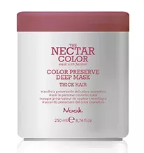 Маска для ухода за плотными и жёсткими окрашенными волосами Color Preserve Deep Mask Thick Hair to preserve cosmetic color Nook 250 мл