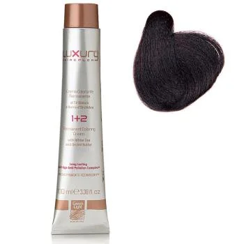 Стойкая крем-краска Теплый каштан 4.003 Luxury Hair Color Warm Brown 4.003 Green Light 100 мл