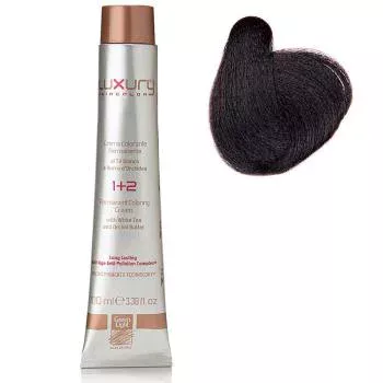 Стойкая крем-краска Теплый каштан 4.003 Luxury Hair Color Warm Brown 4.003 Green Light 100 мл