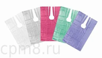 Пеньюар для парикм. работ, Стандарт, полиэтилен, прозрачный 160х120 см Чистовье 50 шт