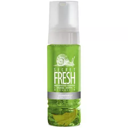 Пенка мицеллярная тонизирующая с муцином, имбирем и женьшенем Secret Fresh