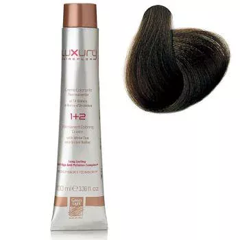 Стойкая крем-краска Спокойный темный блондин 6.11 Luxury Hair Color Dark Pacific Blond 6.11 Green Light 100 мл