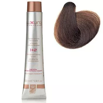 Стойкая крем-краска Темный бежевый блондин 6.32 Luxury Hair Color Dark Beige Blond 6.32 Green Light 100 мл