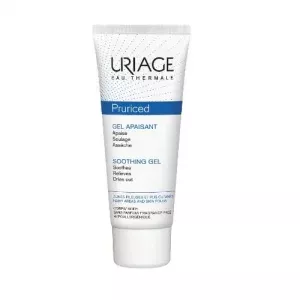 Противозудный гель для волосистых и обширных зон Прурисед Uriage 100 мл