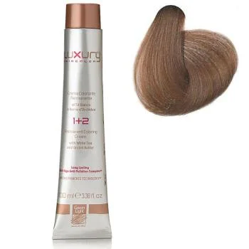 Стойкая крем-краска Теплый светлый блондин 8.003 Luxury Hair Color Warm Light Blond 8.003 Green Light 100 мл