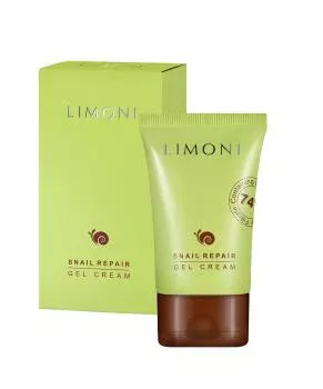 Восстанавливающий гель-крем для лица с экстрактом секреции улитки Snail Repair Gel Cream Limoni 50 мл