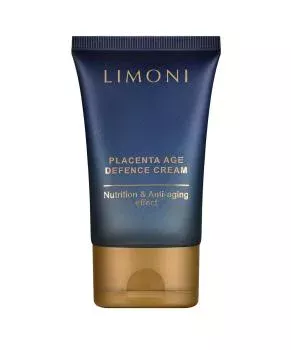 Антивозрастной крем для лица с плацентой Placenta Age Defenсe Cream Limoni 50 мл