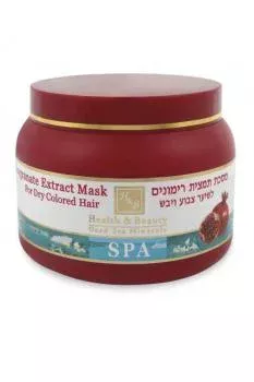 Увлажняющая маска для сухих окрашенных волос с экстрактом граната Health &amp; Beauty 250 мл