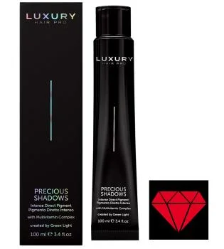 Интенсивный прямой пигмент Драгоценные оттенки Красный рубин Precious Shadows Red Ruby Green Light 100 мл