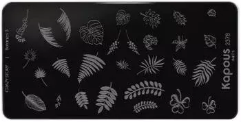 Пластина для стемпинга «Crazy story» Kapous