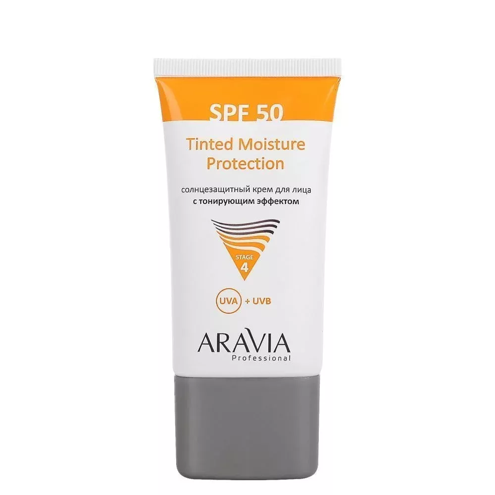 Солнцезащитный крем для лица с тонирующим эффектом Tinted Moisture Protection SPF 50