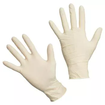 Латексные слегка опудренные перчатки M Чистовье