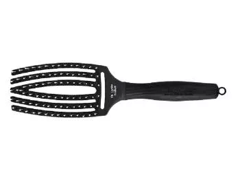 Щетка для волос Finger Brush Combo Medium + натур. щетина Olivia Garden 1 шт