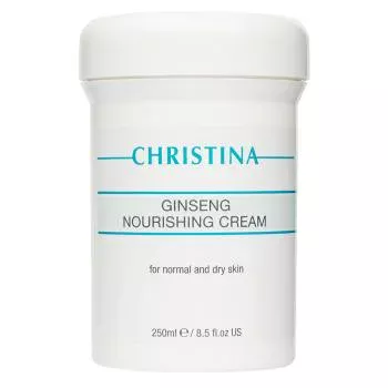 Питательный крем с экстрактом женьшеня для нормальной и сухой кожи Ginseng Nourishing Cream Christina 250 мл
