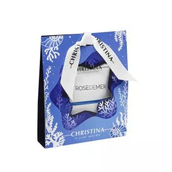 Пилинговое мыло в красивой упаковке Coral Pack Rose de Mer Peeling Soap Christina 30 г мл