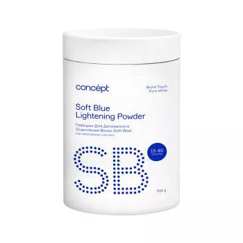 Порошок для осветления волос Soft Blue Lightening Powder Concept
