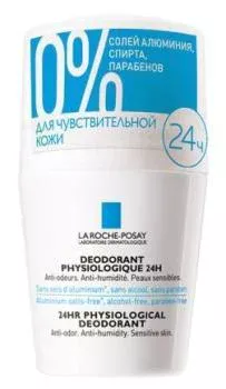 Физиологический дезодорант-ролик 24 ч La Roche Posay 50 мл