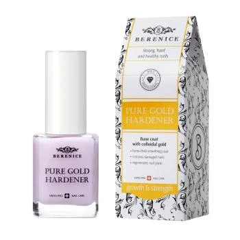 Укрепляющее средство для ногтей с золотом Pure gold hardener Berenice 1 шт