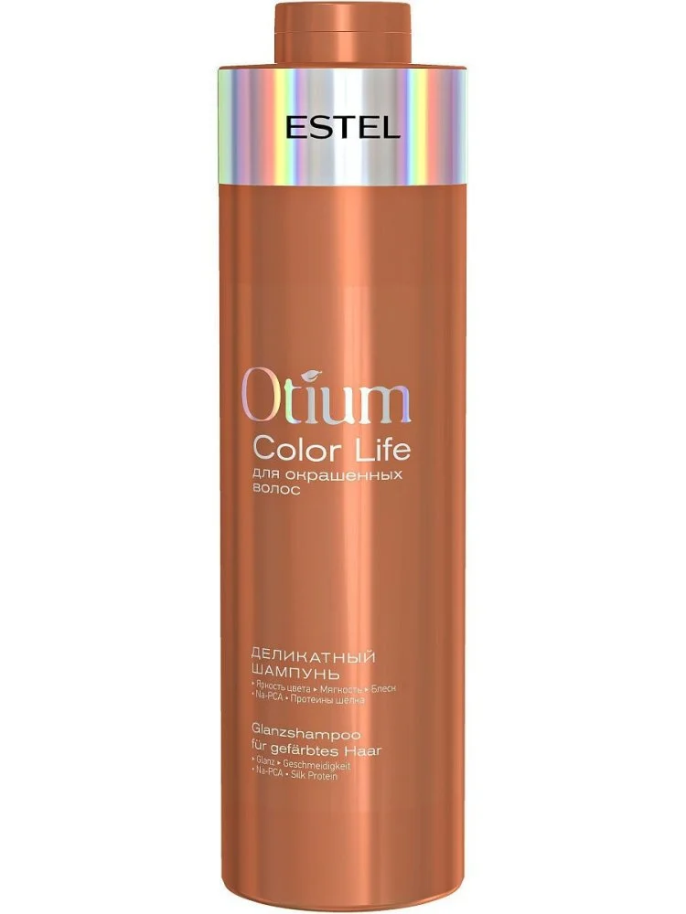 Деликатный шампунь для окрашенных волос Otium Color Life