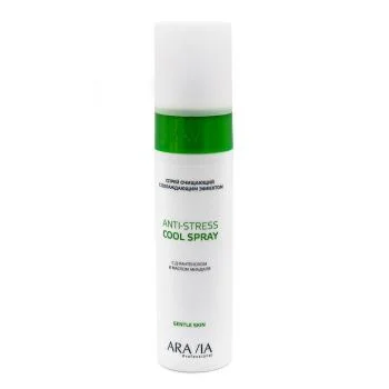 Очищающий спрей с охлаждающим эффектом и Д-пантенолом Anti-Stress Cool Spray Aravia