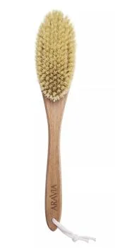 Мягкая средняя щетка с натуральной щетиной для сухого массажа Aravia 1 шт Мягкая средняя щетка с натуральной щетиной для сухого массажа Aravia 1 шт