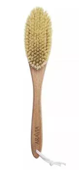Мягкая средняя щетка с натуральной щетиной для сухого массажа Aravia